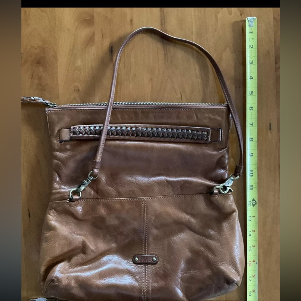COPY - - Fabulous frye flap with whipstitch honey brown